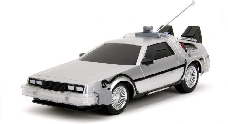 Jada Back to the Future RC Time Machine -radio-ojattava auto, 1:16