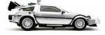 Jada Back to the Future RC Time Machine -radio-ojattava auto, 1:16