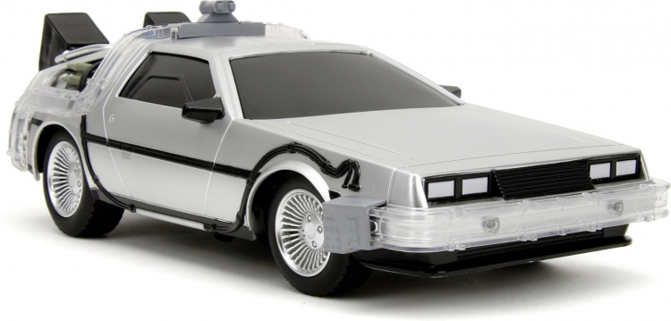 Jada Back to the Future RC Time Machine -radio-ojattava auto, 1:16
