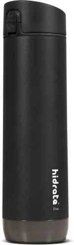 HidrateSpark PRO Chug -älyjuomapullo, 0,62 L, musta