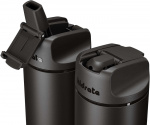 HidrateSpark PRO Straw -älyjuomapullo, 0,62 L, musta