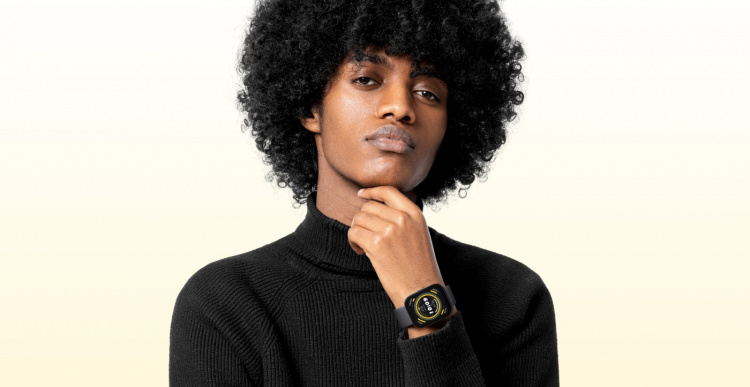 Amazfit Bip 5 -älykello, 46 mm, musta