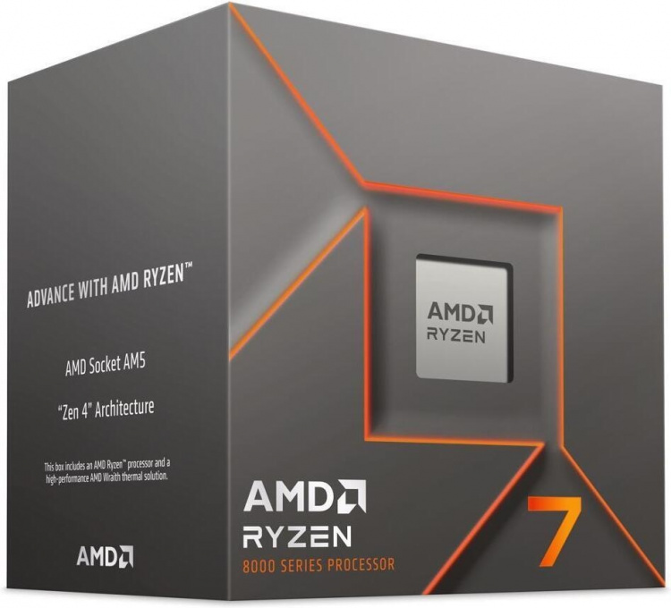 AMD Ryzen 7 8700F -prosessori AM5 -kantaan AMD Ryzen 7 8700F -prosessori AM5 -kantaan