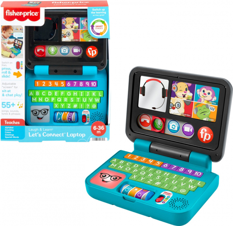 Fisher-Price Fisher Price Let\'S Connect -ensiläppäri, suomi