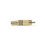 Nedis RCA Liitin | Suora | Uros | Kullattu | Juotin | Kaapelin läpitulomitta: 7.0 mm | Metalli | Musta | 10 kpl | Kirjekuori Nedis RCA Liitin | Suora | Uros | Kullattu | Juotin | Kaapelin läpitulomitta: 7.0 mm | Metalli | Musta | 10 kpl | Kirjekuori