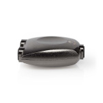Nedis TosLink-adapteri | TosLink naaras | 2x TosLink naaras | Jakaja | Alumiini | Gun Metal Harmaa | 1 kpl | Laatikko