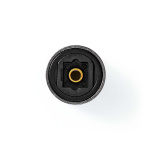 Nedis TosLink-adapteri | TosLink naaras | TosLink naaras | Suora | Metalli | Gun Metal Harmaa | 1 kpl | Laatikko