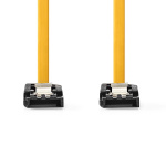 Nedis SATA kaapeli | 6 Gbps | SATA 7-Pin naaras | SATA 7-Pin naaras | Niklattu | 1.00 m | Litteä | PVC | Keltainen | Laatikko
