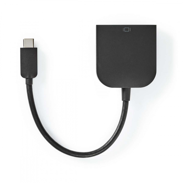 Nedis USB-C™ Sovitin | USB 3.2 Gen 1 | USB-C™ Uros | DVI-D 24+1-Pin Naaras | 1080p | 0.20 m | Pyöreä | Niklattu | PVC | Musta | Laatikko Nedis USB-C™ Sovitin | USB 3.2 Gen 1 | USB-C™ Uros | DVI-D 24+1-Pin Naaras | 1080p | 0.20 m | Pyöreä | Niklattu | PVC | Musta | Laatikko