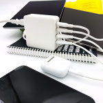 Dudao A100EU Adapter 100Watt GaN 2xUSB-C + 2xUSB-A