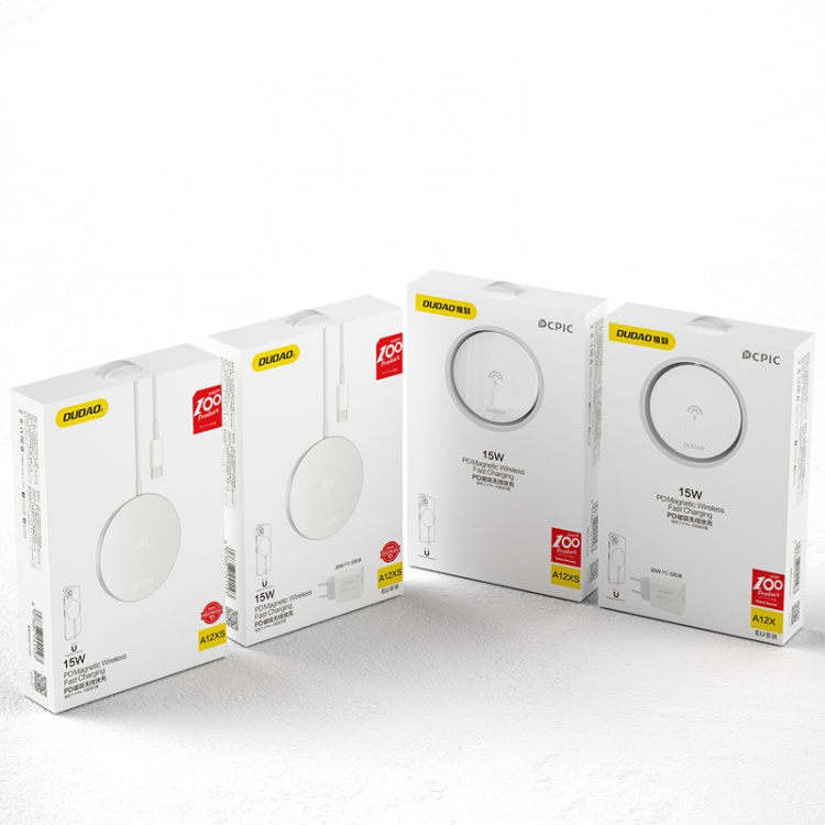 Dudao A12XS MagSafe-laturi 15W Musta