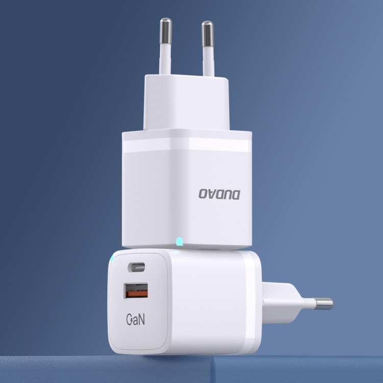 Dudao A13Pro Adapter 33Watt GaN 1xUSB-C + 1xUSB-A