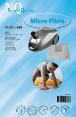 Nordic Quality MWO 3140 Dammsugarpåsar, 5 st