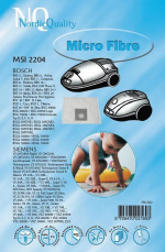 Nordic Quality MSI 2204 Dammsugarpåsar, 5 påsar + 1 filter