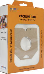 Nordic Quality MPH 2176 Dammsugarpåsar, 5 påsar + 2 filter Nordic Quality MPH 2176 Dammsugarpåsar, 5 påsar + 2 filter