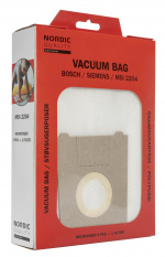 Nordic Quality MSI 2204 Dammsugarpåsar, 5 påsar + 1 filter