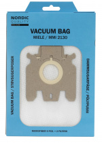 Nordic Quality MMI 2130 Dammsugarpåsar, 5 påsar + 2 filter Nordic Quality MMI 2130 Dammsugarpåsar, 5 påsar + 2 filter