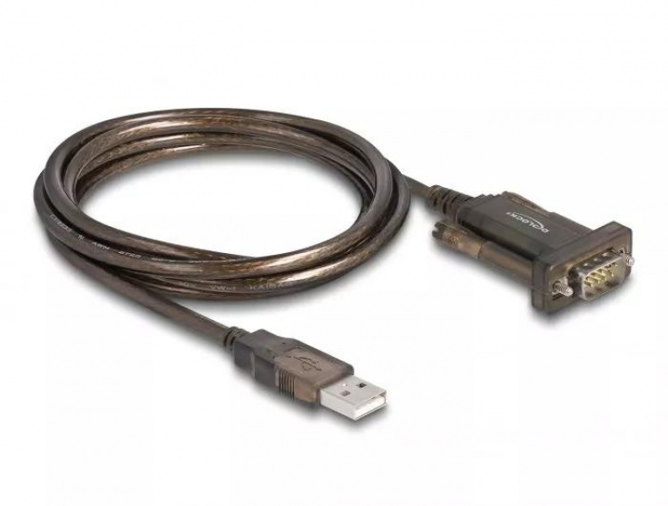 DeLOCK Adapter USB 2.0 Type-A > 1 x Serial DB9 RS-232