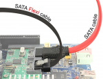 DeLOCK SATA 6 Gb/s Cable 30 cm black FLEXI