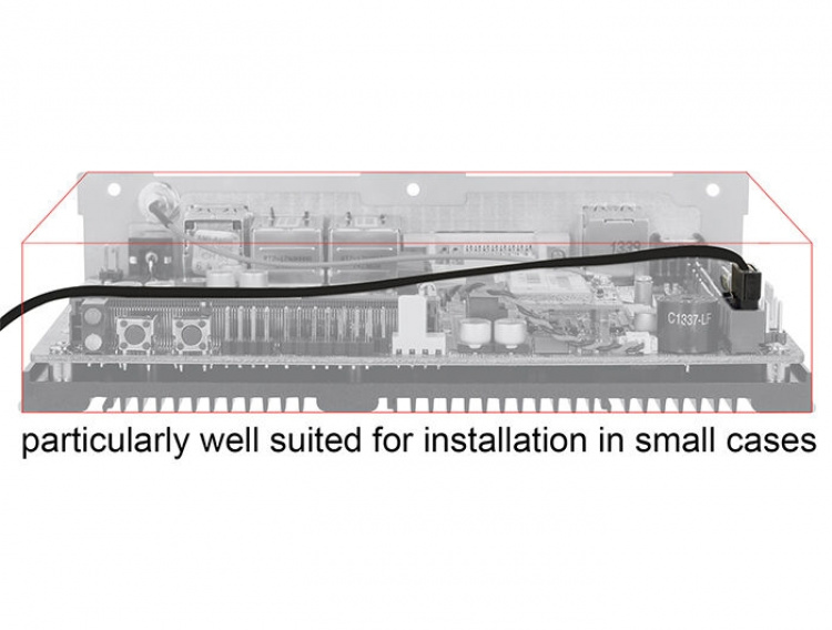 DeLOCK SATA 6 Gb/s Cable 30 cm black FLEXI