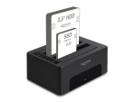 DeLOCK Dual Docking Station for 2 x SATA HDD / SSD