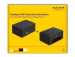 DeLOCK Dual Docking Station for 2 x SATA HDD / SSD