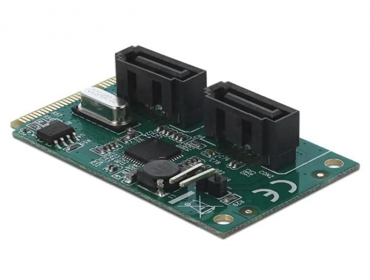 DeLOCK Mini PCIe - 2 x SATA-muunnin RAID:llä varustettuna DeLOCK Mini PCIe - 2 x SATA-muunnin RAID:llä varustettuna