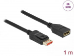 DeLOCK DisplayPort extension cable 8K 60 Hz 1 m