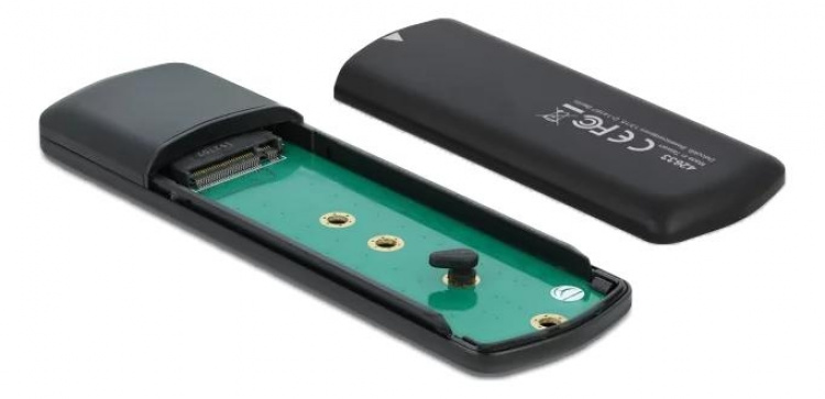 DeLOCK External USB TypeC™ Combo Enclosure M.2 NVMe PCIe or SATA
