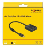 DeLOCK Adapter mini DisplayPort 1.2 male > HDMI female 4K Active