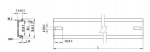 DeLOCK DIN Rail 35 x 7.5 mm (19