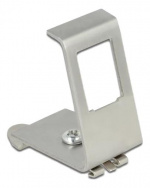 DeLOCK Keystone Metal Mounting 1 Port for DIN rail