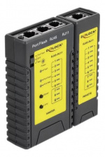 DeLOCK Cable Tester RJ45 / RJ12 + Portfinder