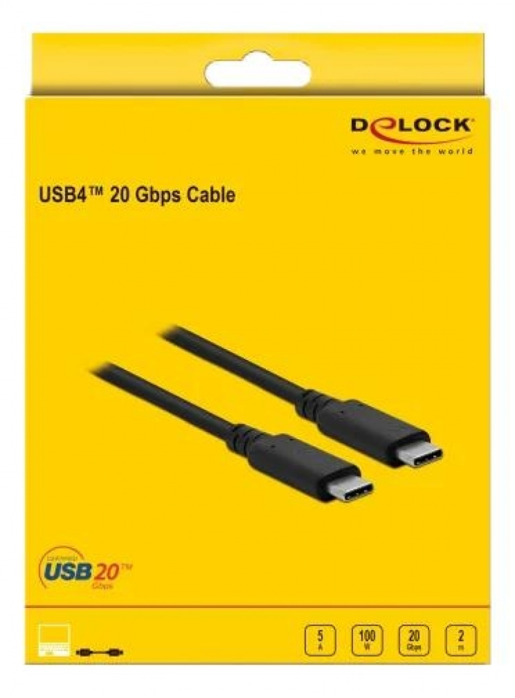 DeLOCK USB4™ 20 Gbps Cable 2 m