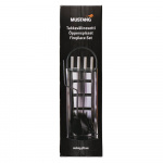 Mustang Fireplace Set 4-Piece Stainless