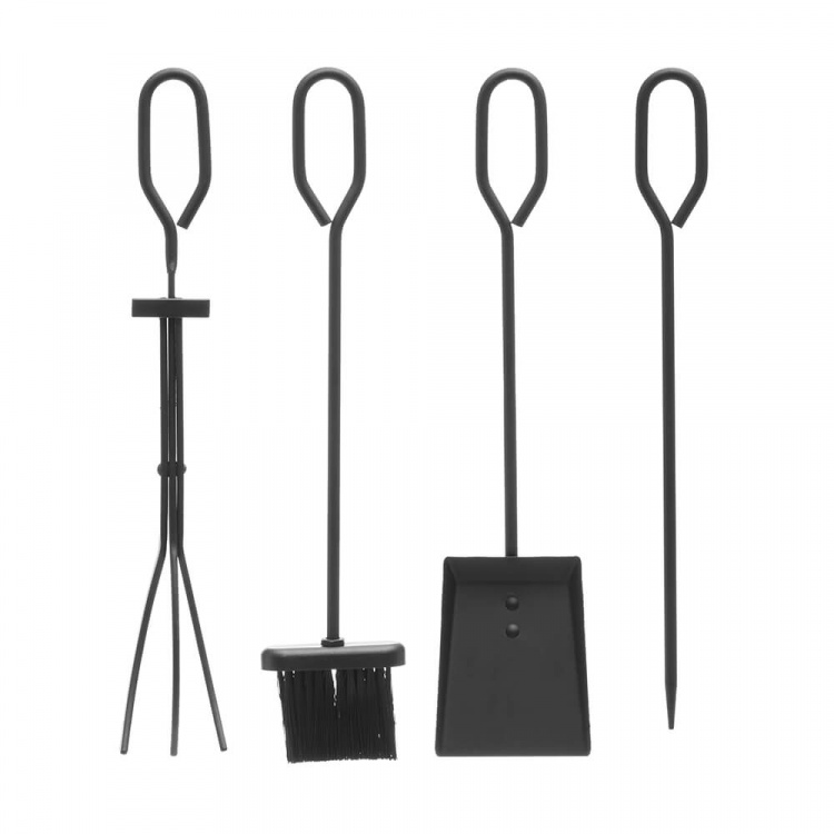 Mustang Fireplace Set Bridge 4-Pice