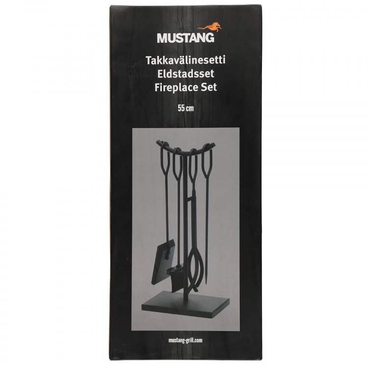 Mustang Fireplace Set Bridge 4-Pice