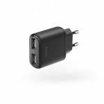 Hama Charger 2xUSB-A 12W Black Hama Charger 2xUSB-A 12W Black