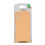 Onsala Backcover Sil Touch Samsung A35 5G Apricot Onsala Backcover Sil Touch Samsung A35 5G Apricot