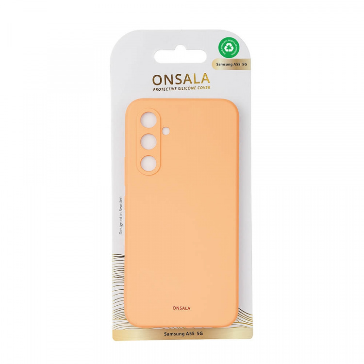 Onsala Backcover Sil Touch Samsung A55 5G Apricot