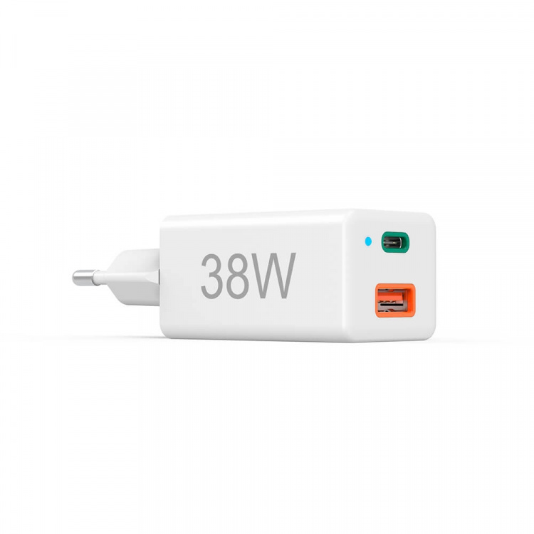 Hama Mini-charger USB-C + USB-A Qualcomm 3.0 38W White Hama Mini-charger USB-C + USB-A Qualcomm 3.0 38W White