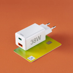 Hama Mini-charger USB-C + USB-A Qualcomm 3.0 38W White Hama Mini-charger USB-C + USB-A Qualcomm 3.0 38W White