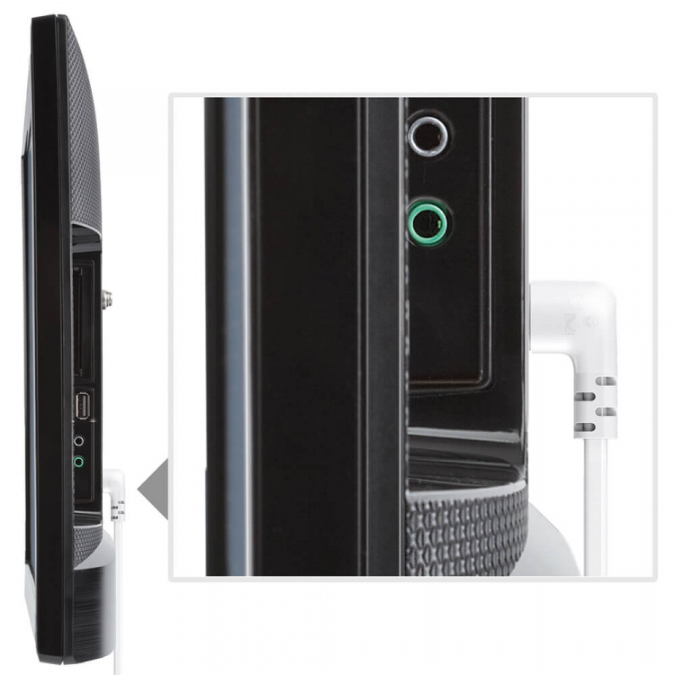 Hama Power Cable Euro Plug Angled White 3.0m Hama Power Cable Euro Plug Angled White 3.0m