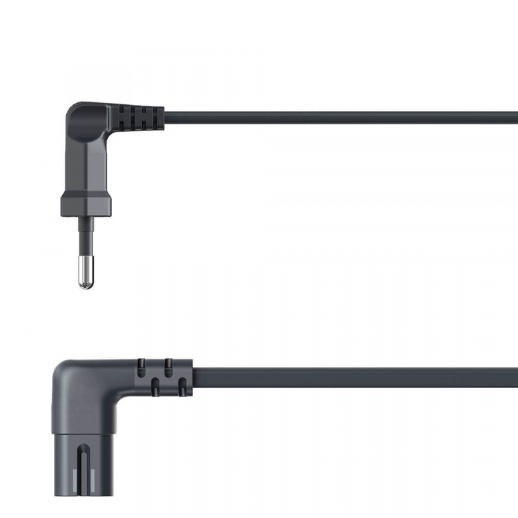 Hama Power Cable Euro Plug Angled Black 3.0m Hama Power Cable Euro Plug Angled Black 3.0m