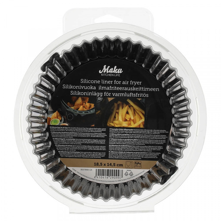 Maku Silicon Liner For Air Fryer 18,5x14,5 cm Maku Silicon Liner For Air Fryer 18,5x14,5 cm