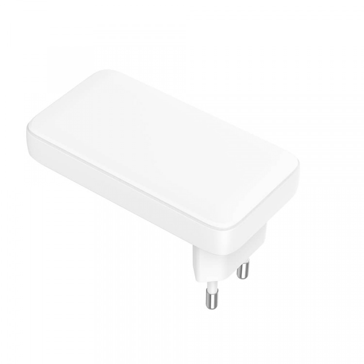 Gear Laturi 220V 1xUSB-C+1xUSB-A PD/PPS 36W+QC 18W GaN valkoinen