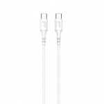 Gear Laturi 220V 1xUSB-C Valkoinen PD/PPS 30W + USB-C-USB-C-Kaapeli