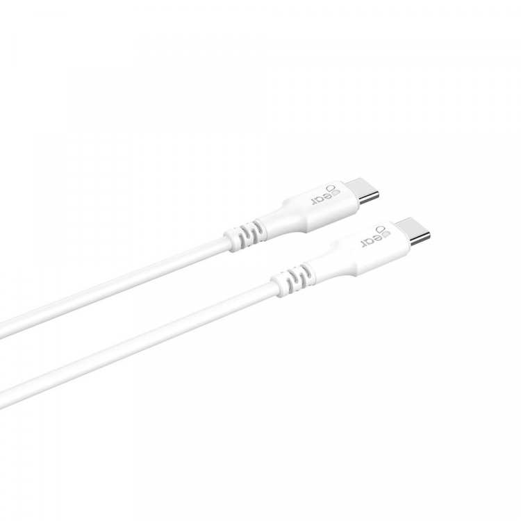 Gear Laturi 220V 1xUSB-C Valkoinen PD/PPS 30W + USB-C-USB-C-Kaapeli