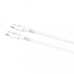 Gear Laturi 220V 1xUSB-C Valkoinen PD/PPS 30W + USB-C-USB-C-Kaapeli