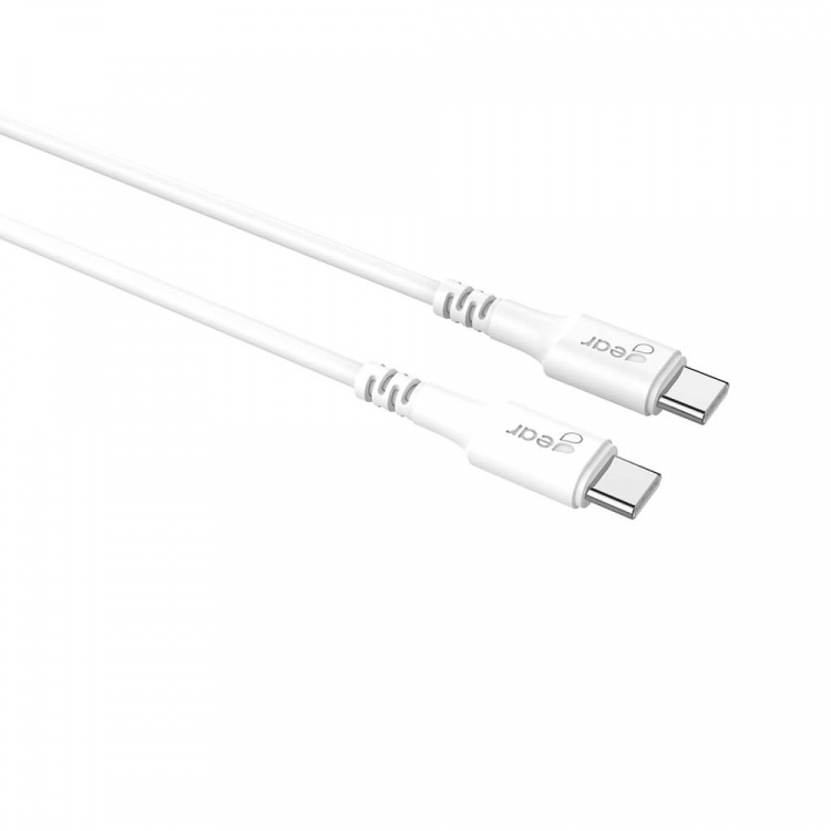 Gear Laturi 220V 1xUSB-C Valkoinen PD/PPS 30W + USB-C-USB-C-Kaapeli